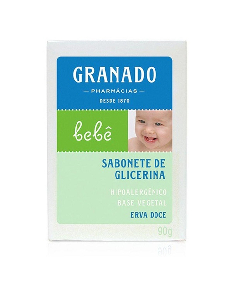imagem do produto Sabonete granado glicerinado bebe erva doce 90g - GRANADO