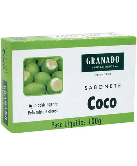imagem do produto Sabonete granado glicerinado coco 100g - GRANADO