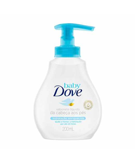 imagem do produto Sabonete liquido dove baby hidratacao enriquecida 200ml - UNILEVER