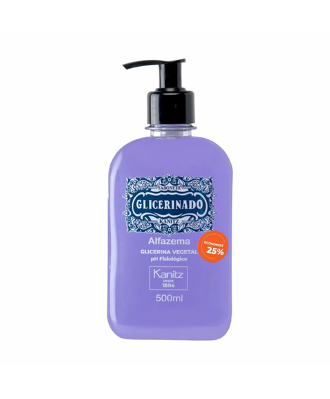 imagem do produto Sabonete liquido glicerinado alfazema 500ml - KANITZ