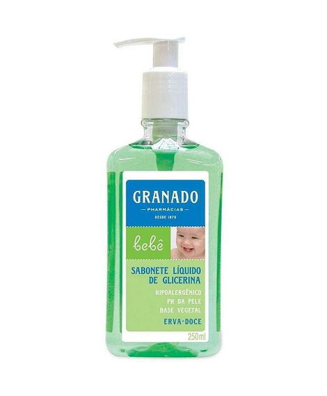 imagem do produto Sabonete liquido granado bebe erva doce 250ml - GRANADO