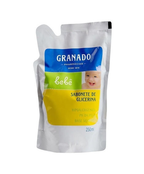 imagem do produto Sabonete liquido granado bebe refil tradicional 250ml - GRANADO