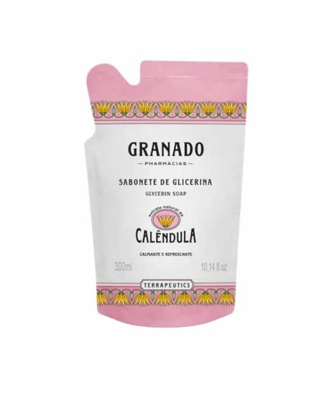 imagem do produto Sabonete liquido granado refil terrapeutics calendula 300ml - GRANADO