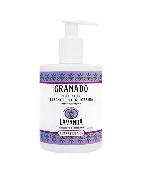 imagem do produto Sabonete liquido granado terrapeutics lavanda 300ml - GRANADO