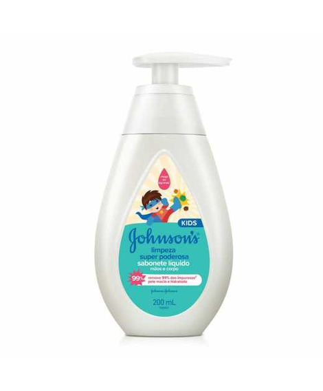 imagem do produto Sabonete liquido johnsons baby limpeza poderosa 200ml - JOHNSON E JOHNSON