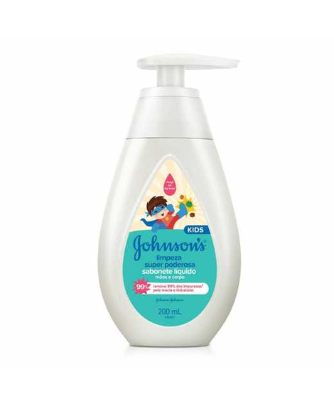 imagem do produto Sabonete lquido johnsons baby limpeza poderosa 200ml - JOHNSON E JOHNSON
