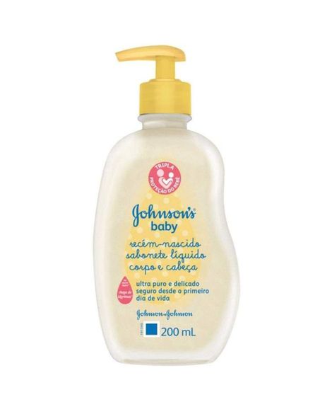 imagem do produto Sabonete liquido johnsons baby recem-nascido 200ml - JOHNSON E JOHNSON