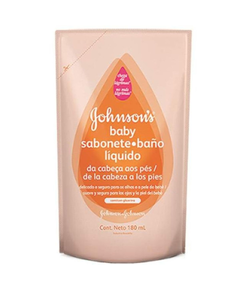 imagem de Sabonete liquido johnsons baby refil glicerinado 180ml - JOHNSON E JOHNSON