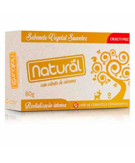 imagem do produto Sabonete natural c rcuma 80g - SUAVETEX