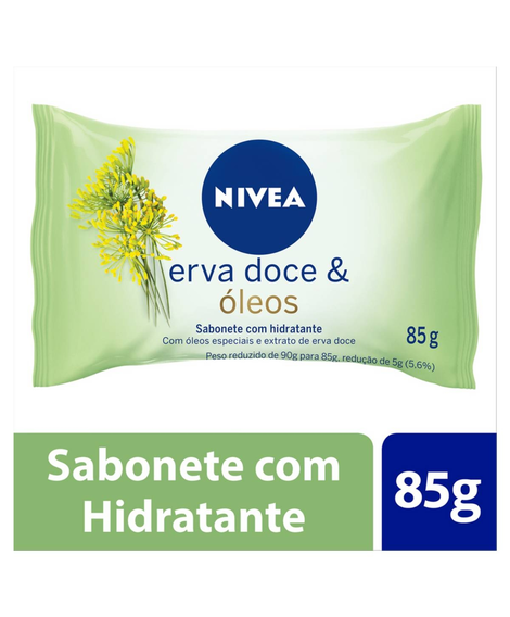 imagem do produto Sabonete nivea erva doce e oleos 85g - BEIERSDORF