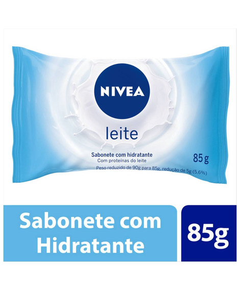 imagem do produto Sabonete nivea leite 85g - BEIERSDORF