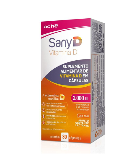 imagem do produto Sany d 2.000ui 30 cpsulas - ACHE
