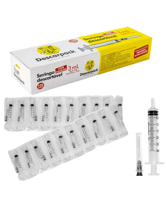 imagem de Seringa descarpack 3ml 0.70 x 25mm com agulha - DESCARPACK