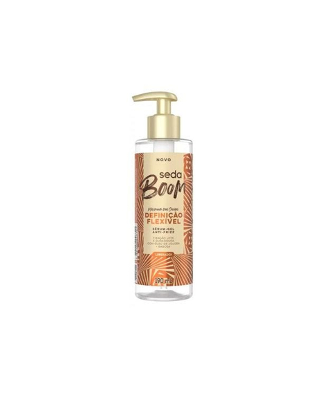 imagem do produto S�rum gel anti-frizz seda boom defini��o flex�vel 190ml - UNILEVER