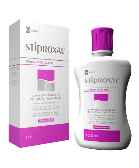 imagem do produto Shampoo anticaspa stiproxal 120ml - MEGALABS