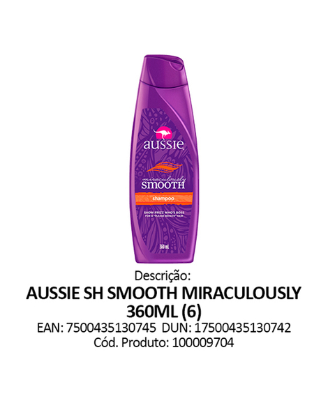 imagem do produto Shampoo aussie 360ml smooth - PROCTER E GAMBLE