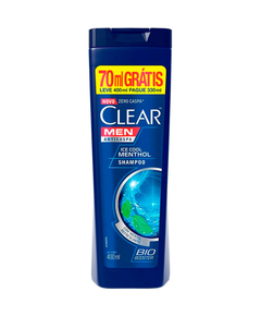 imagem de Shampoo clear men ice menthol leve+ pg- 400ml - UNILEVER