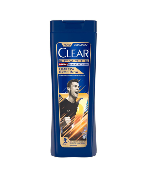 imagem do produto Shampoo clear men limpeza profunda 400ml - UNILEVER
