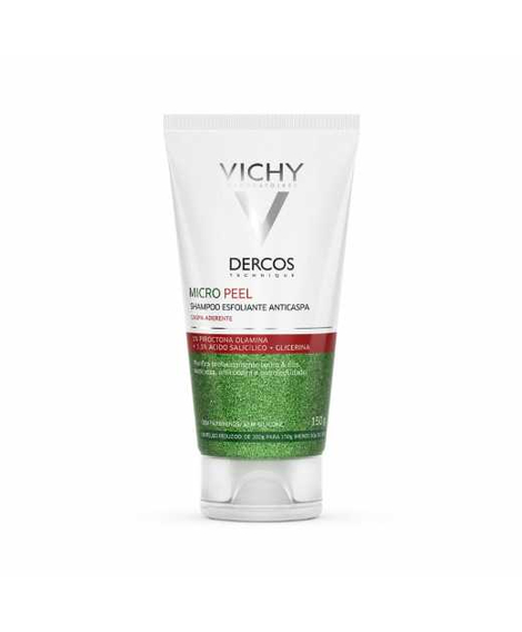 imagem do produto Shampoo dercos esfoliante anticaspa micro peel 150ml vichy - VICHY