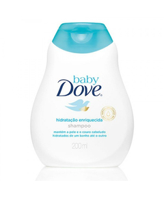 imagem de Shampoo dove baby hidratação enriquecida normal 200ml - UNILEVER