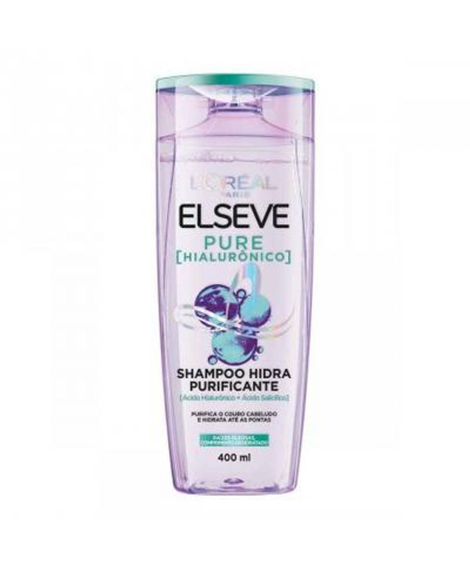 imagem do produto Shampoo elseve pure hialur�nico 400ml - LOREAL