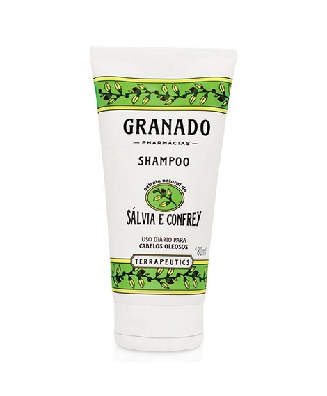 imagem do produto Shampoo granado terrapeutics salvia e confrey 180ml - GRANADO