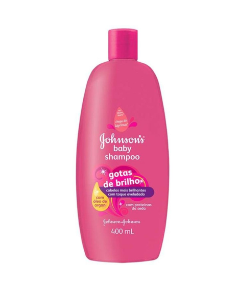 imagem do produto Shampoo johnsons baby gotas de brilho 400ml - JOHNSON E JOHNSON
