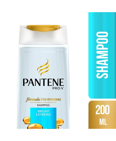 imagem do produto Shampoo pantene brilho extremo 200ml - PROCTER E GAMBLE