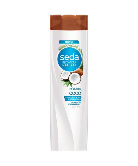 imagem do produto Shampoo seda leo de coco restaurao 325ml - UNILEVER