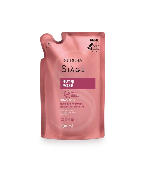 imagem do produto Shampoo siage refil nutri rose 400ml - EUDORA