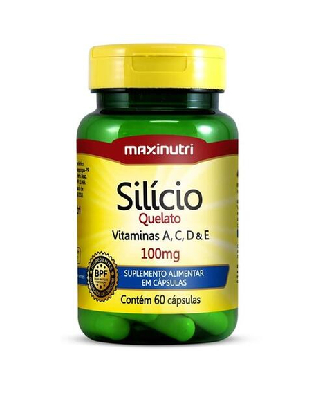 imagem do produto Silcio 100mg 60 cpsulas - MAXINUTRI