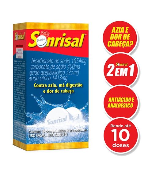 imagem do produto Sonrisal tradicional 10 comprimidos - HALEON