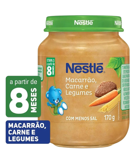 imagem do produto Sopinha Nestl Carne Macarro e Legumes 170g - NESTLE