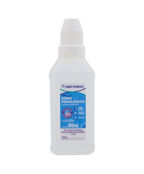 imagem do produto Soro fisiologico adv 100ml - ADV