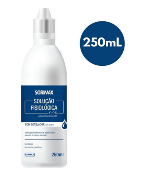 imagem do produto Soro fisiologico sorimax 250ml - FARMAX