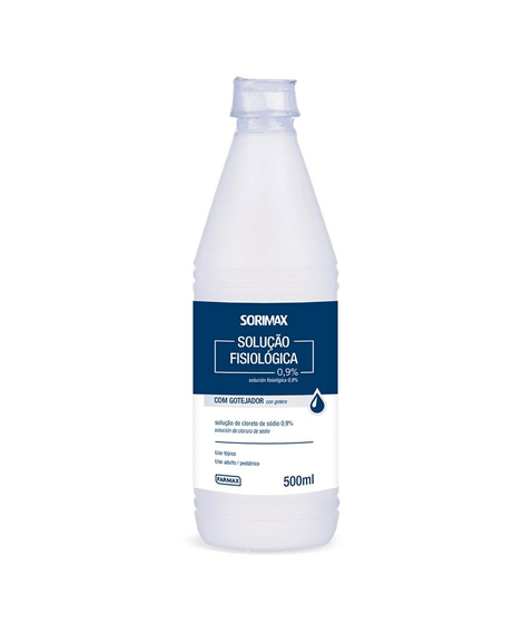 imagem do produto Soro fisiologico sorimax 500ml - FARMAX