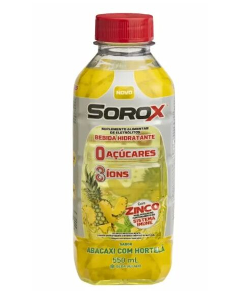 imagem do produto Sorox zero acucares abacaxi 550ml - GENOMMA LAB