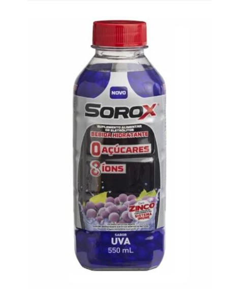 imagem do produto Sorox zero acucares uva 550ml - GENOMMA LAB