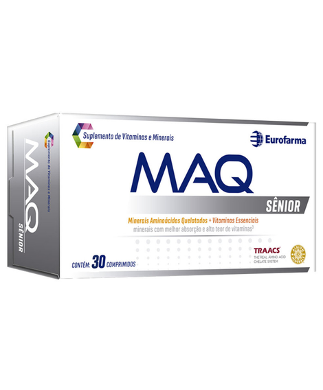 imagem do produto Suplemento Aliementar Maq Senior 30 Comprimidos - EUROFARMA