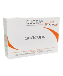 imagem de Suplemento alimentar cabelos e unhas anacaps activ+ 30 caps - DUCRAY