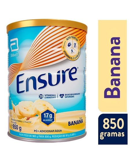 imagem do produto Suplemento alimentar ensure banana 850g - ABBOTT