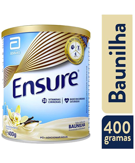 imagem do produto Suplemento Alimentar Ensure Baunilha 400g - ABBOTT