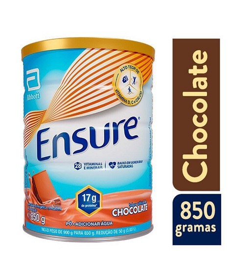 imagem do produto Suplemento alimentar ensure chocolate 850g - ABBOTT