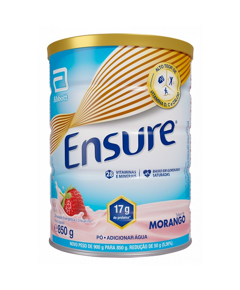 imagem do produto Suplemento Alimentar Ensure Morango 850g - ABBOTT