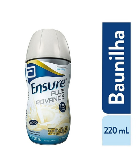 imagem do produto Suplemento Alimentar Ensure Plus Advance Baunilha 220ml - ABBOTT