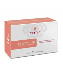 imagem de Suplemento alimentar eximia fortalize 30 comprimidos - FARMOQUIMICA
