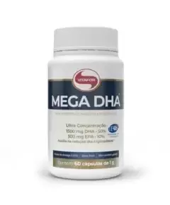 imagem de Suplemento alimentar mega dha 60 cápsulas - VITAFOR