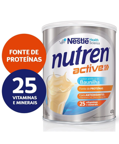 imagem de Suplemento alimentar nutren active baunilha 400g - NESTLE