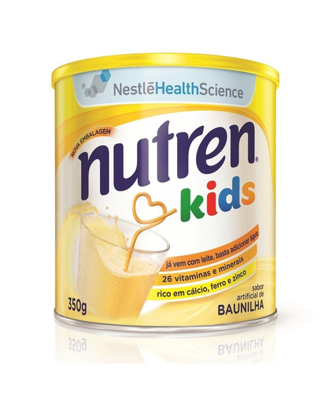 imagem do produto Suplemento alimentar nutren kids sabor baunilha 350g - NESTLE