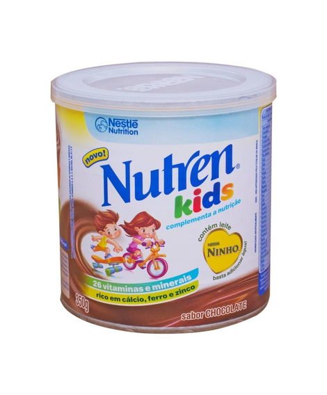 imagem do produto Suplemento alimentar nutren kids sabor chocolate 350g - NESTLE